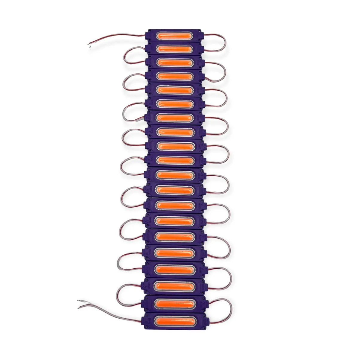 Módulo tipo chip con LED cob tira de 20 piezas — Morado