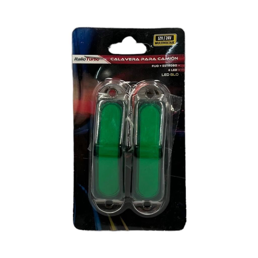 Plafón lateral tipo pirámide GLO  · Verde