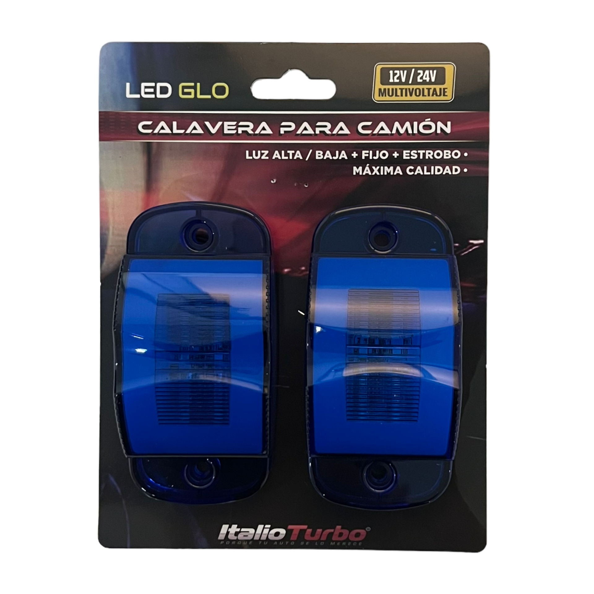 Plafón lateral para camión con GLO  · Azul