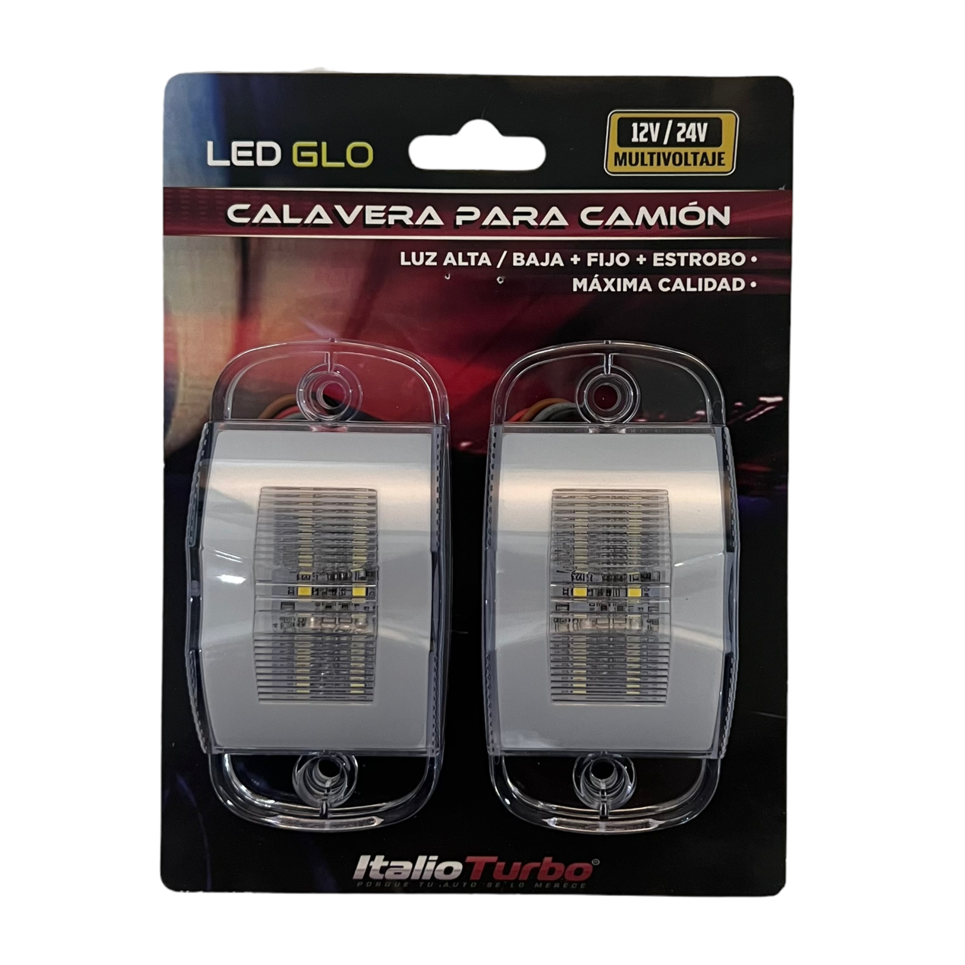 Plafón lateral para camión con GLO  · Blanco
