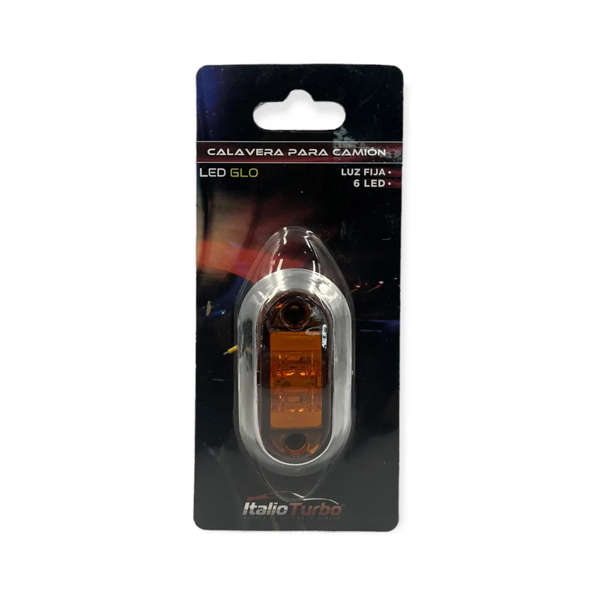Plafón direccional para camión de 6 LED · Ámbar