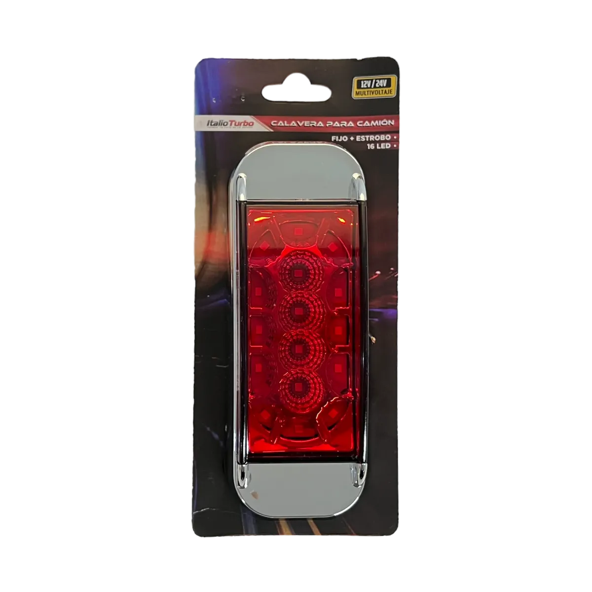 Plafón direccional para camión lateral con 15 LED · Rojo