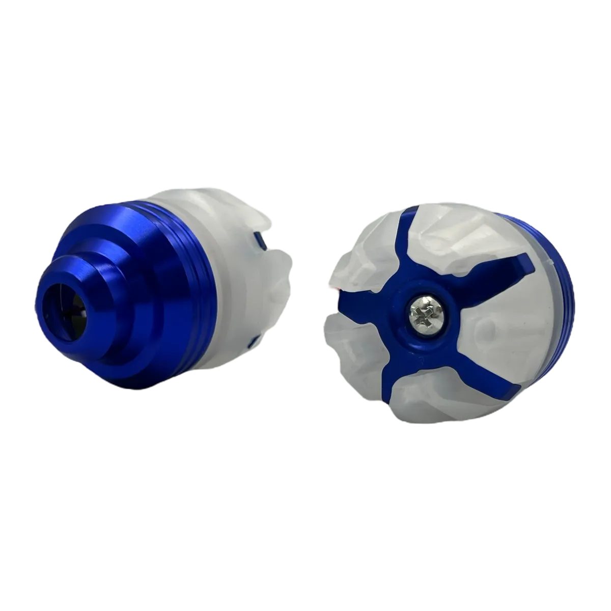 Slider para moto universal con luz  · Azul