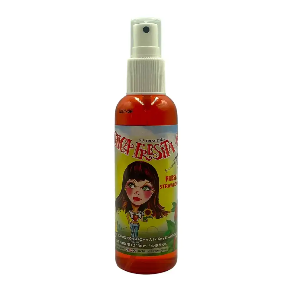 Aromatizante Chica Fresita en spray grande — Fresa