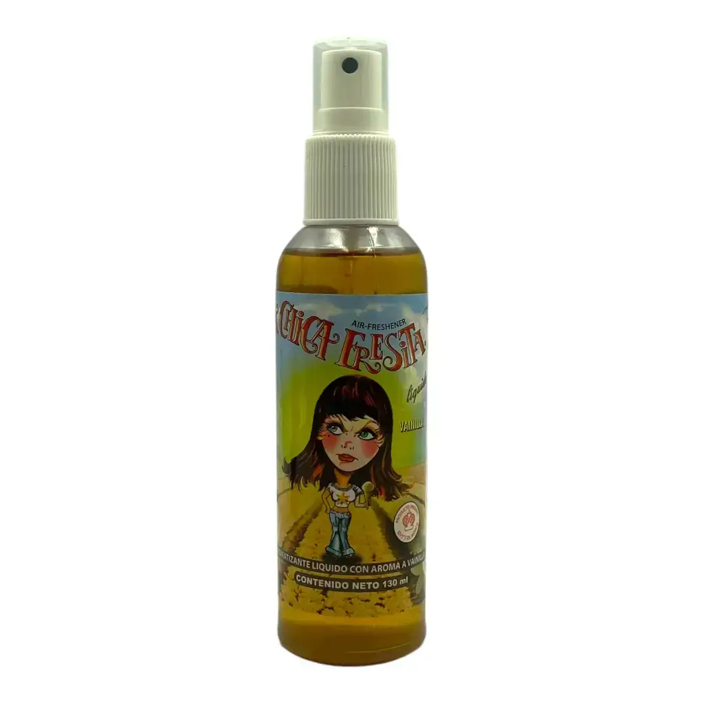 Aromatizante Chica Fresita en spray grande — Vainilla