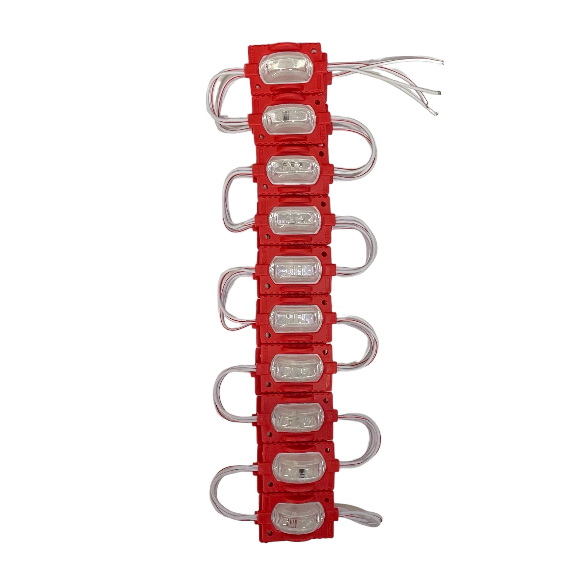 Tira de modulo LED con cápsula (tira de 20 piezas) — Rojo