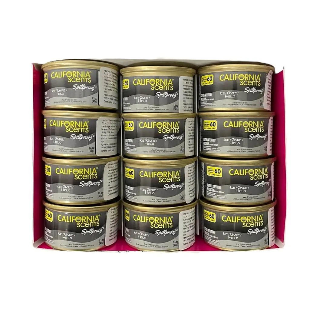 Aromatizante California de 12 piezas · Black Ice