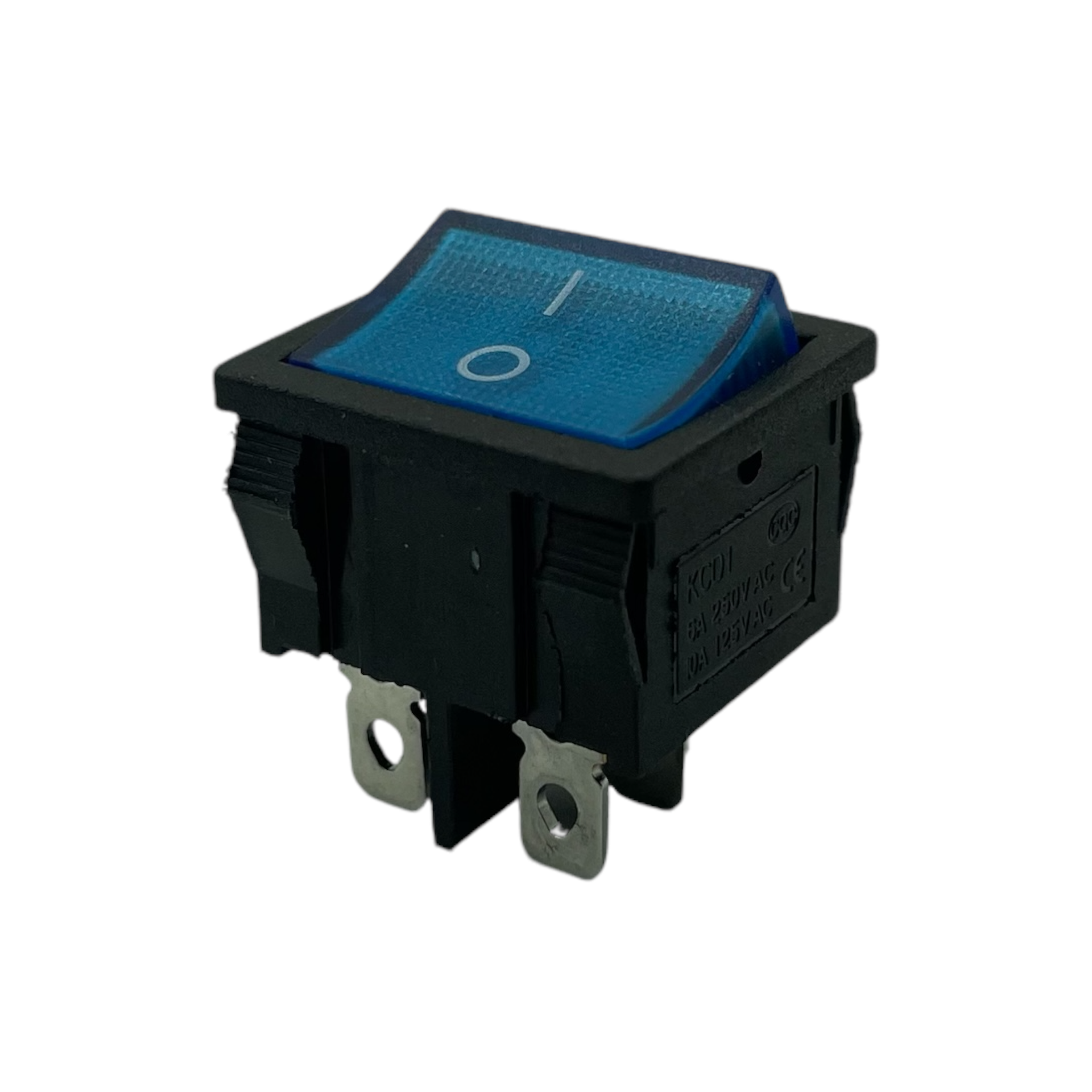 Switch de tecla semi cuadrado · Azul