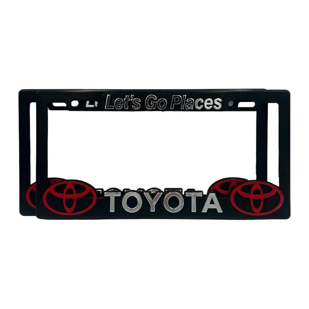 Portaplaca premium para auto Toyota