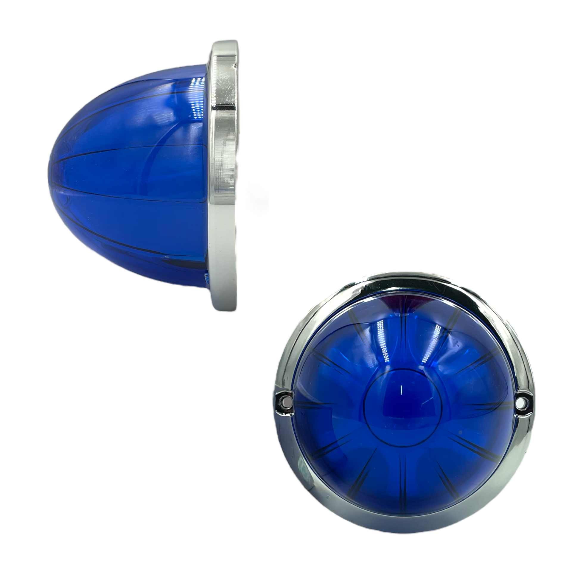 Plafón lateral LED GLO tipo Zepelin 12/24V · Azul