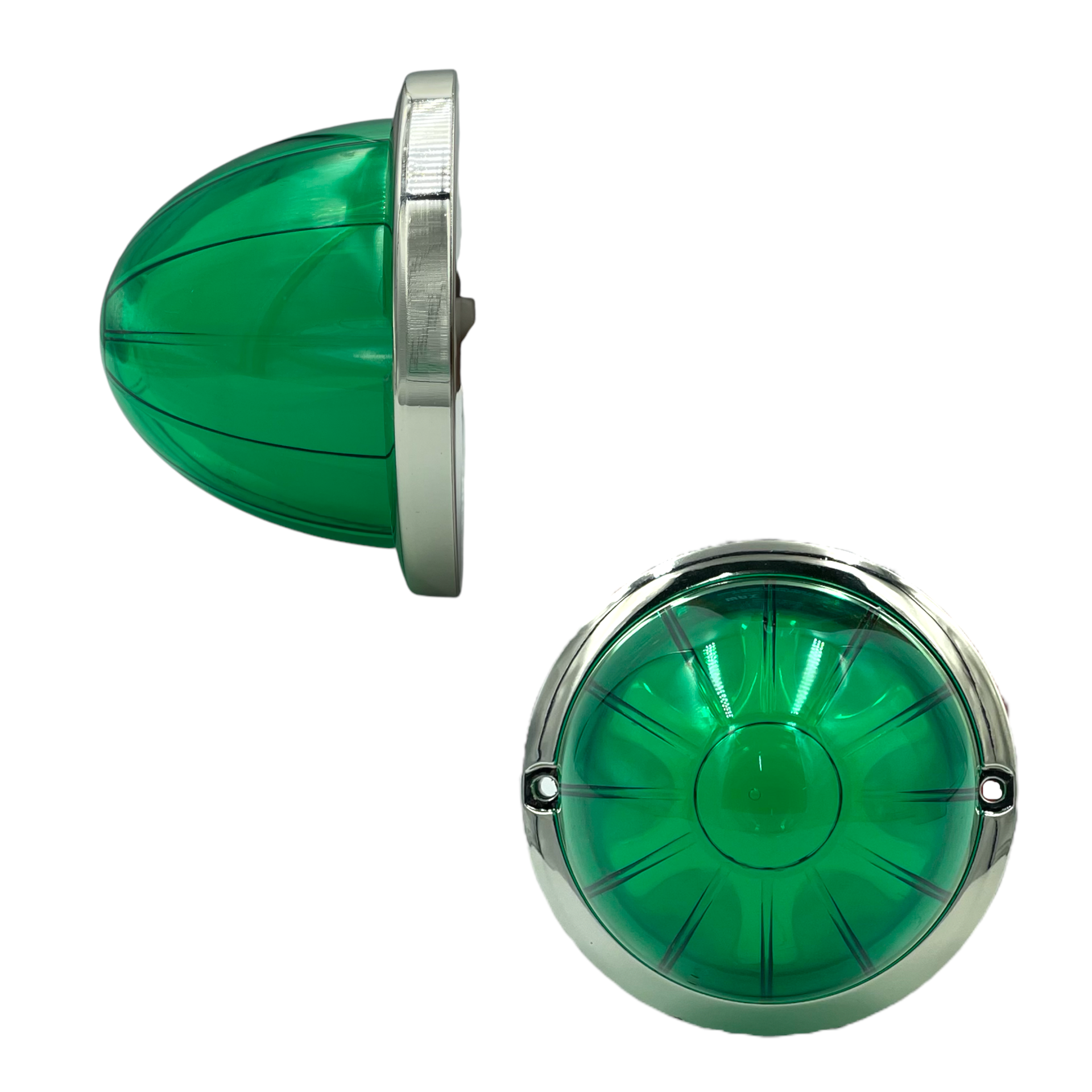 Plafón lateral LED GLO tipo Zepelin 12/24V · Verde