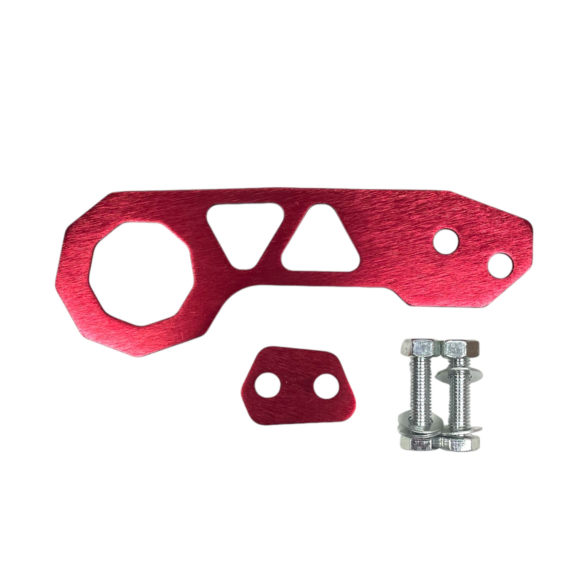 Gancho de arrastre curvo — Rojo