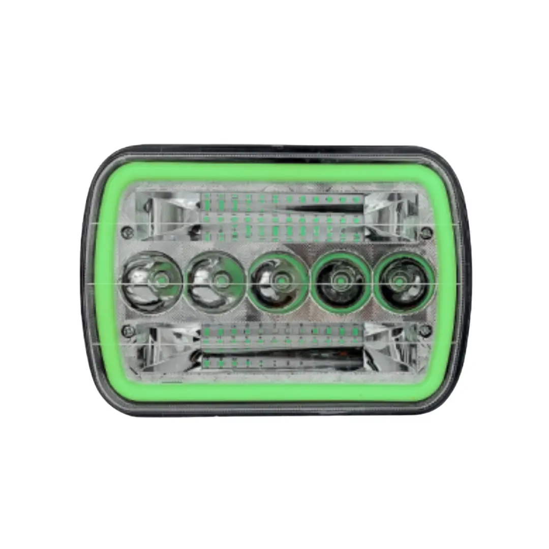 Unidad de 7 pulgadas con arillo GLO · Verde