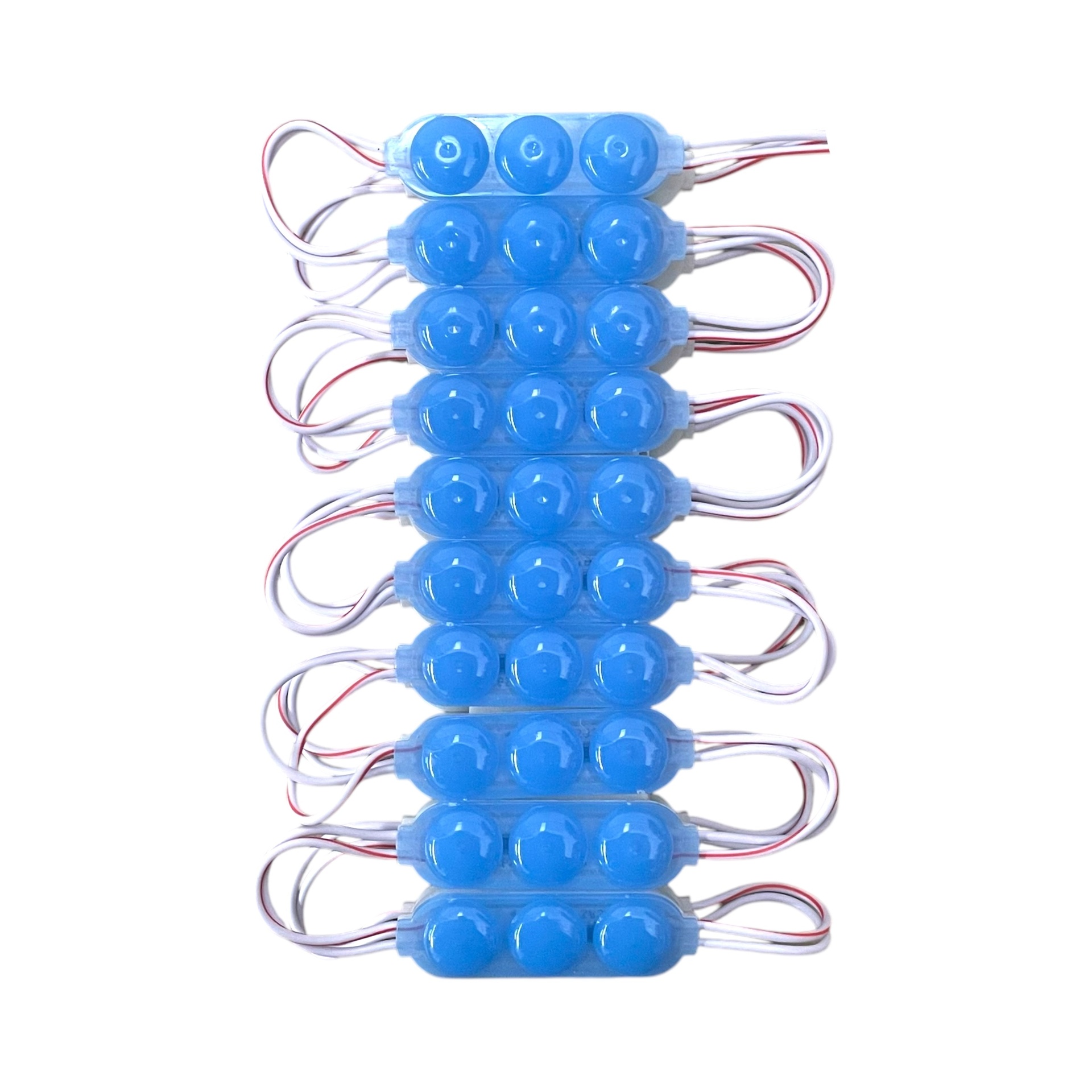 Tira de modulo LED tipo pastilla (tira de 20 piezas) · Azul