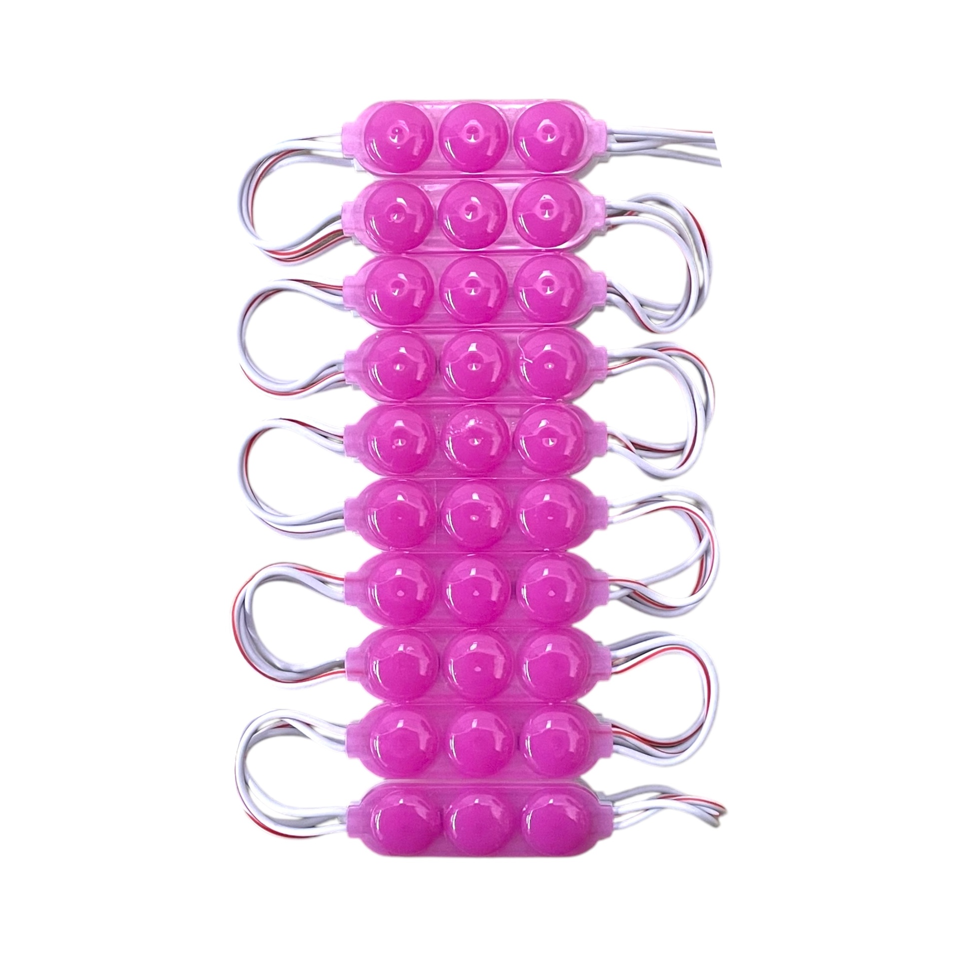 Tira de modulo LED tipo pastilla (tira de 20 piezas) · Morado