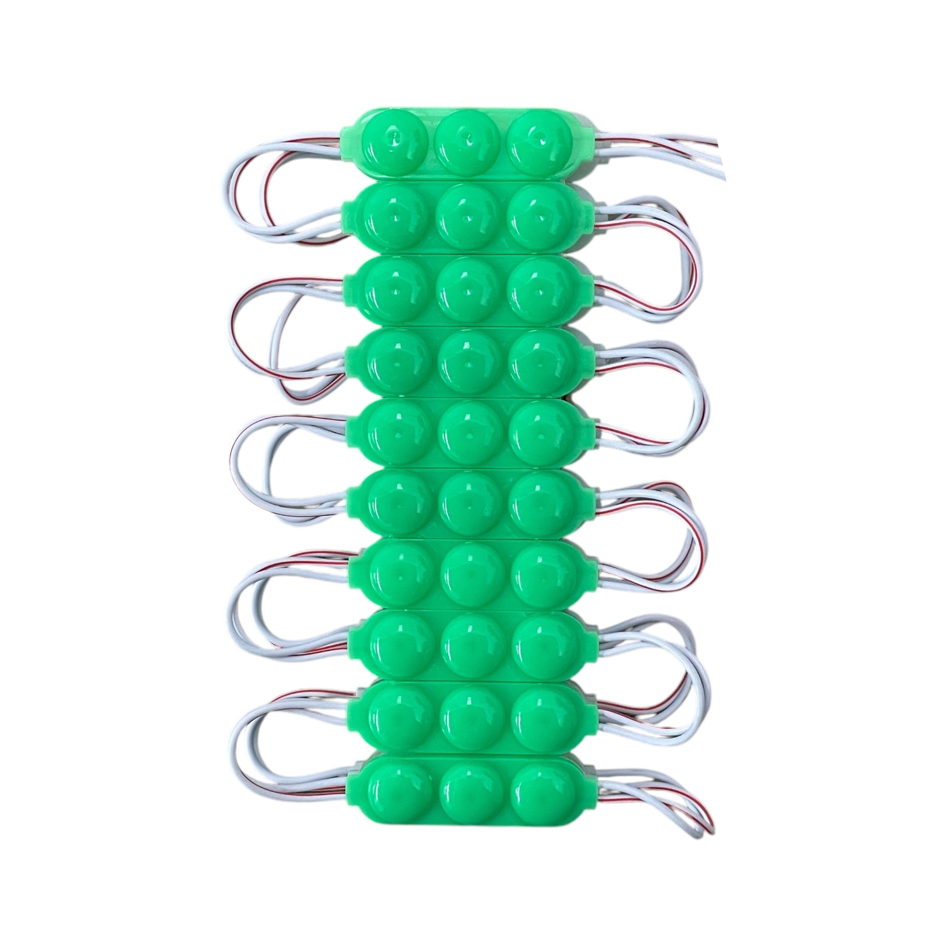 Tira de modulo LED tipo pastilla (tira de 20 piezas) · Verde