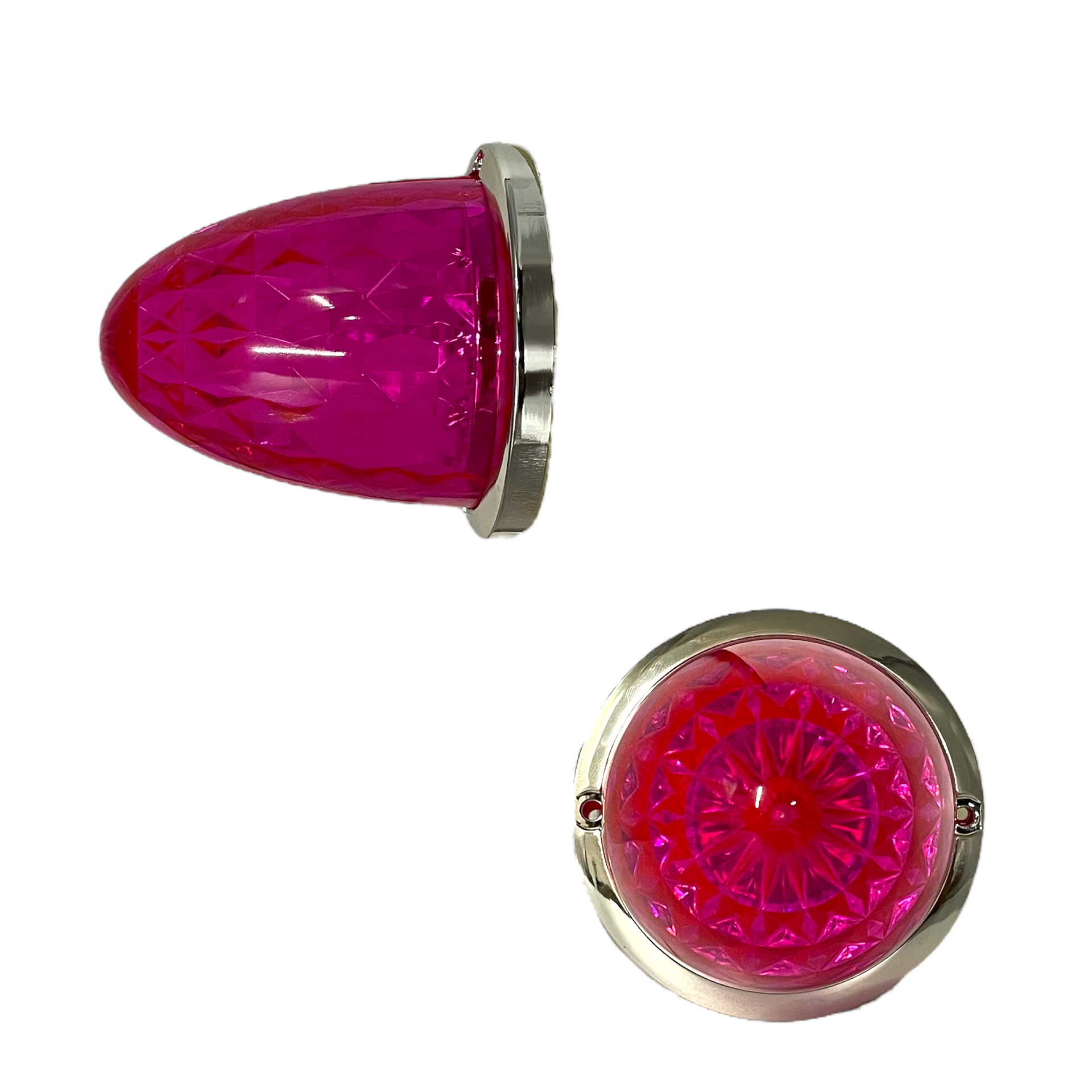 Plafon para camion tipo diamante grande 12/24V · Rosa