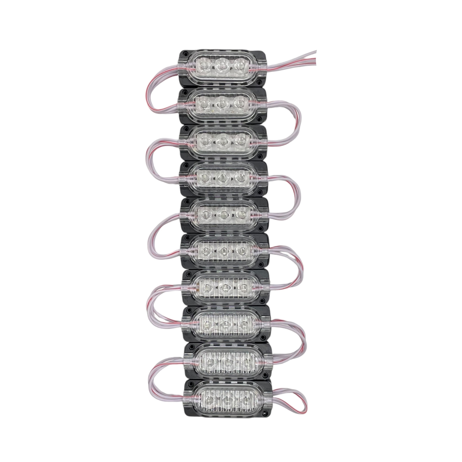 Modulo tipo chip de 3 LED RGB (Tira con 20 piezas)