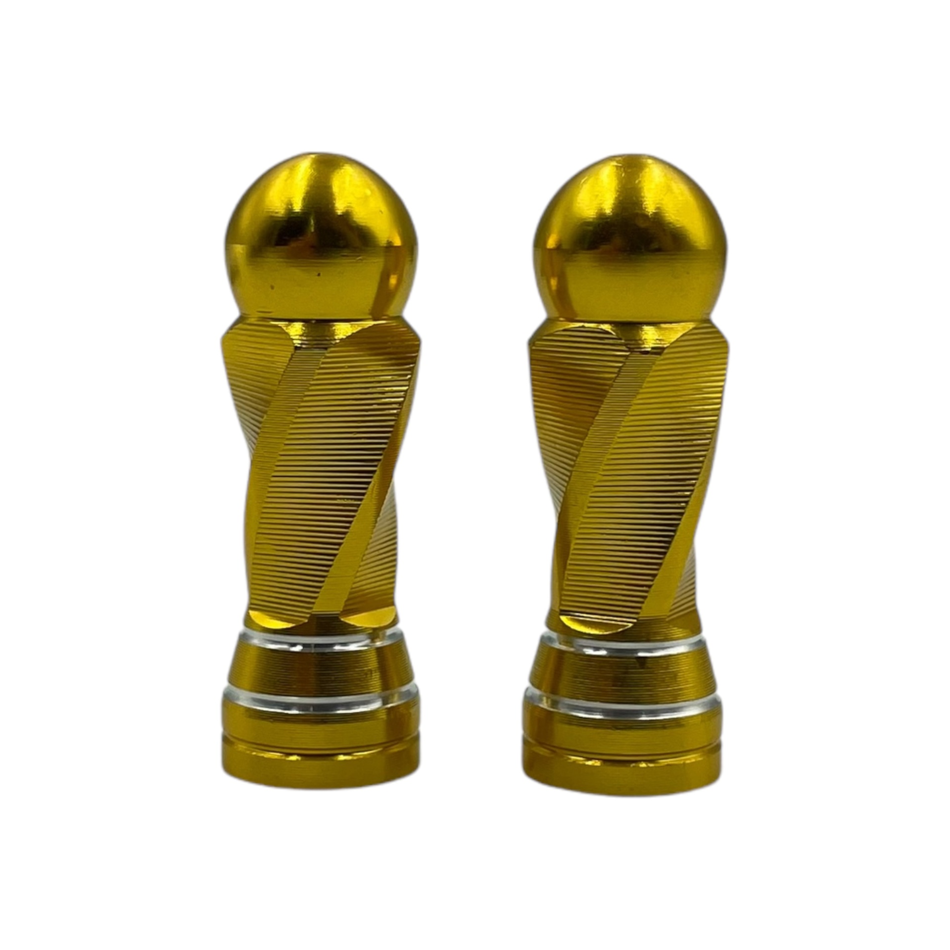 Tapon de valvula tipo copa  — Dorado