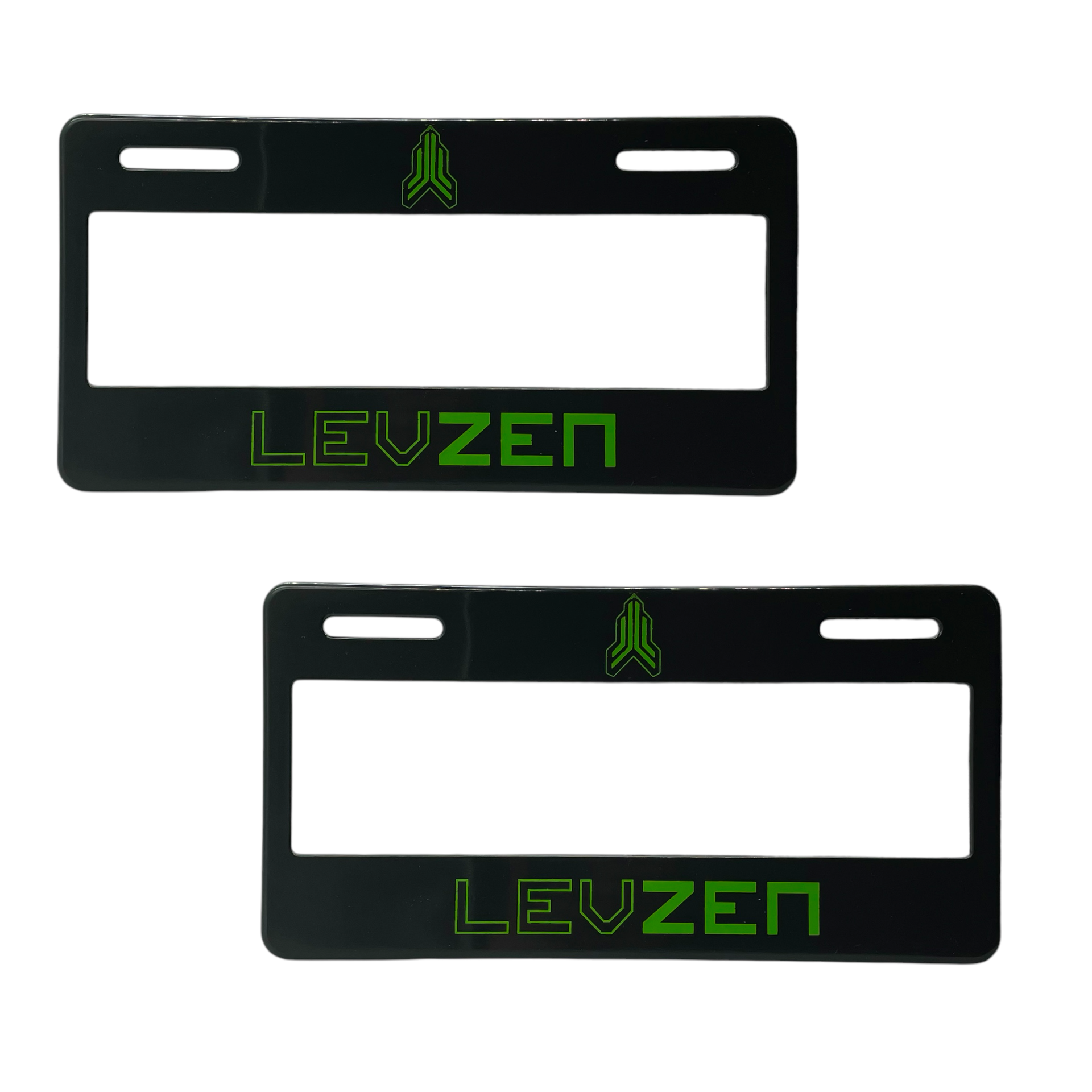 Portaplaca flexible Levzen negro