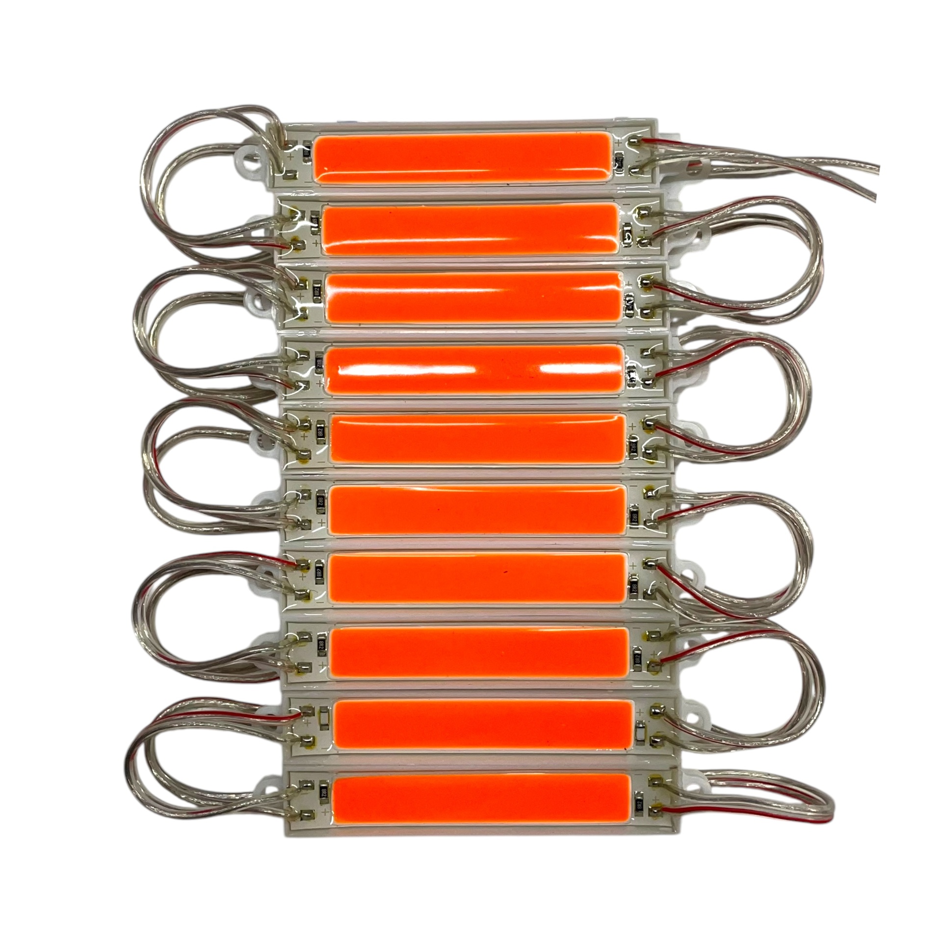 Tira tipo chip de 7.5 cm con LED COB colores disp. · Rojo