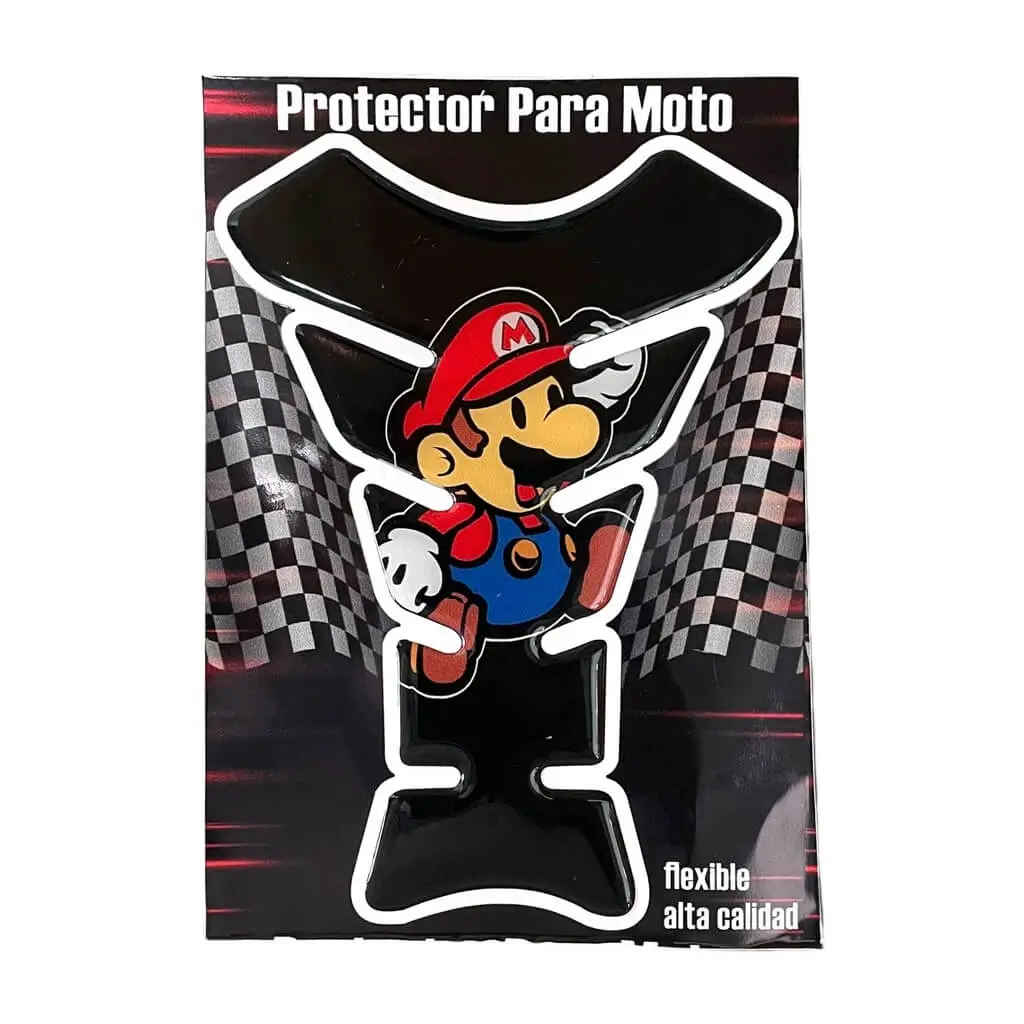 Cubretanque para moto Mario Bros
