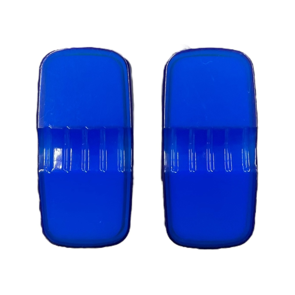 Plafón lateral con luz gel  · Azul