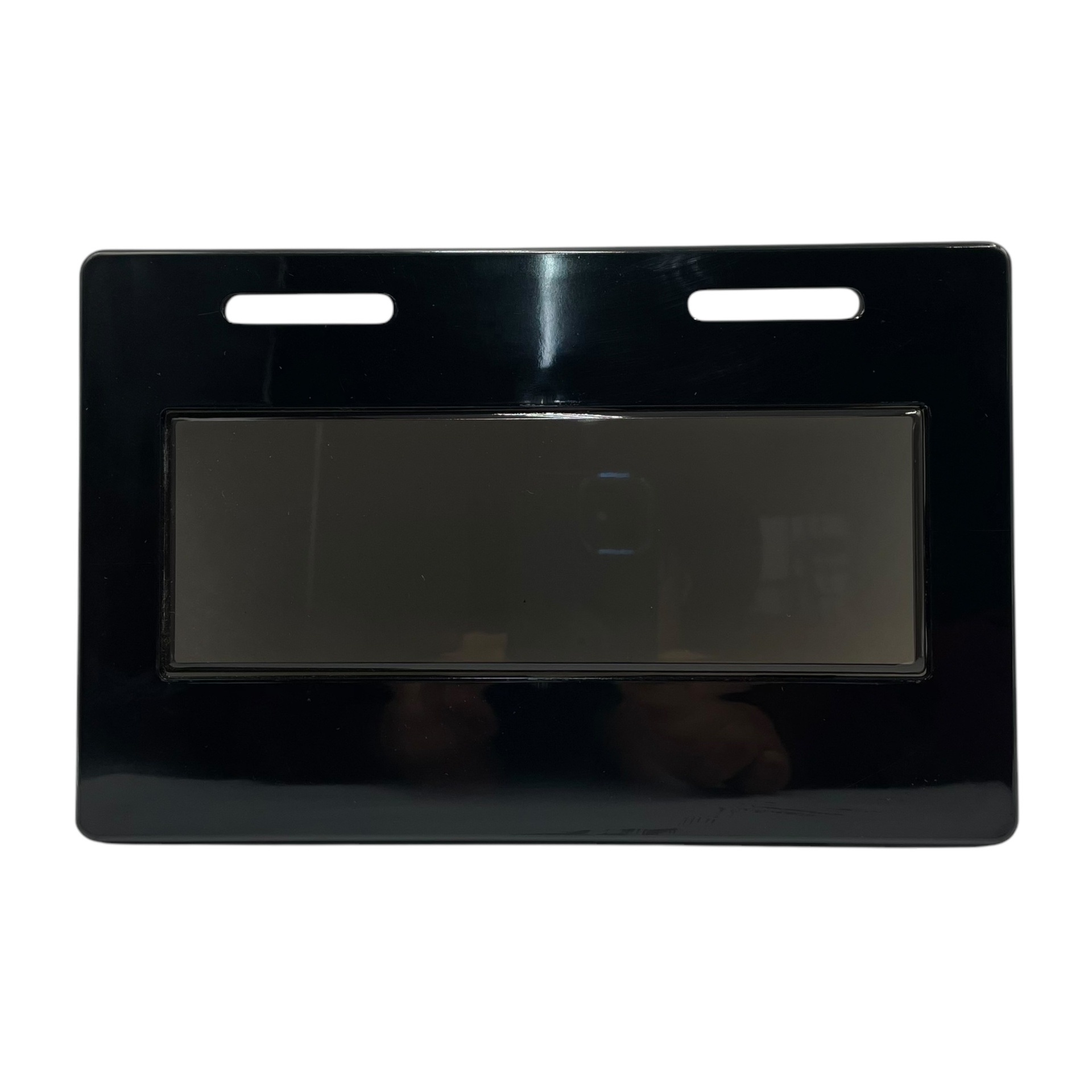 Portaplaca para moto negro y base humo
