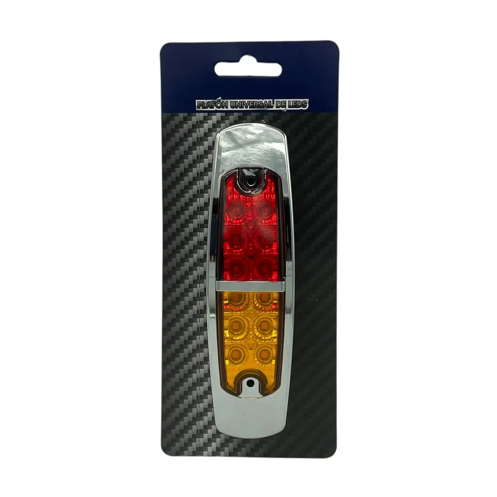 Plafón lateral de 12 LED  · Ámbar/Rojo