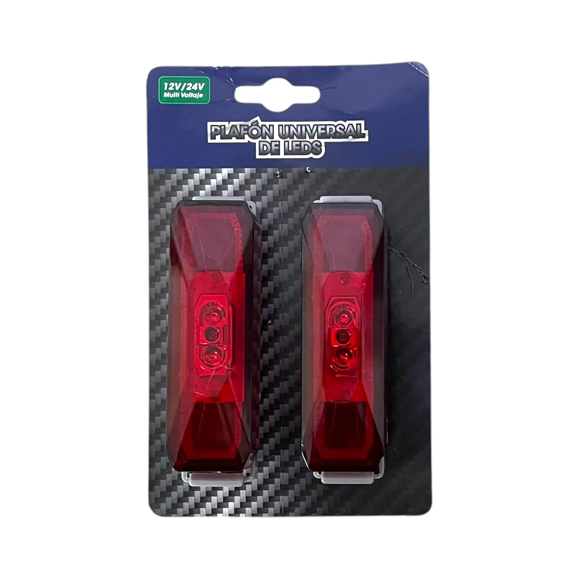 Plafón lateral rojo LED galactic