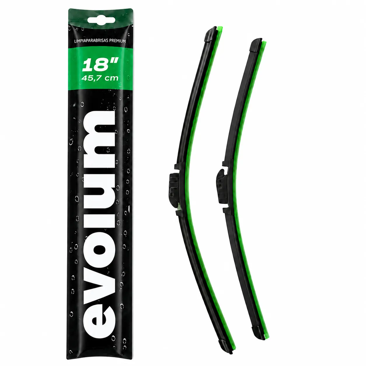 Limpiaparabrisas Evolum tipo banana  — 18"