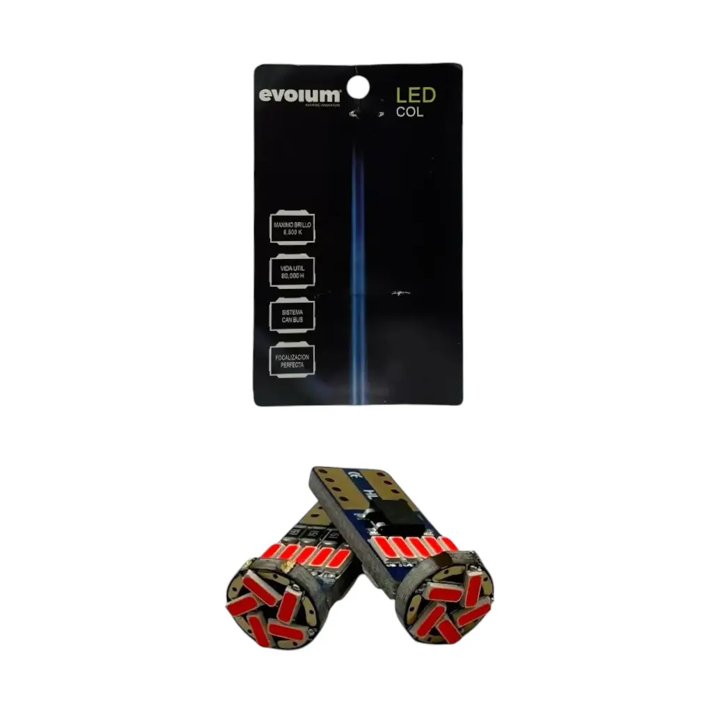 Foco de pellizco T10 4014 · Rojo