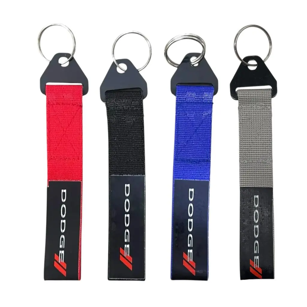  Llavero de tirón Dogde (azul, negro y rojo) · Negro