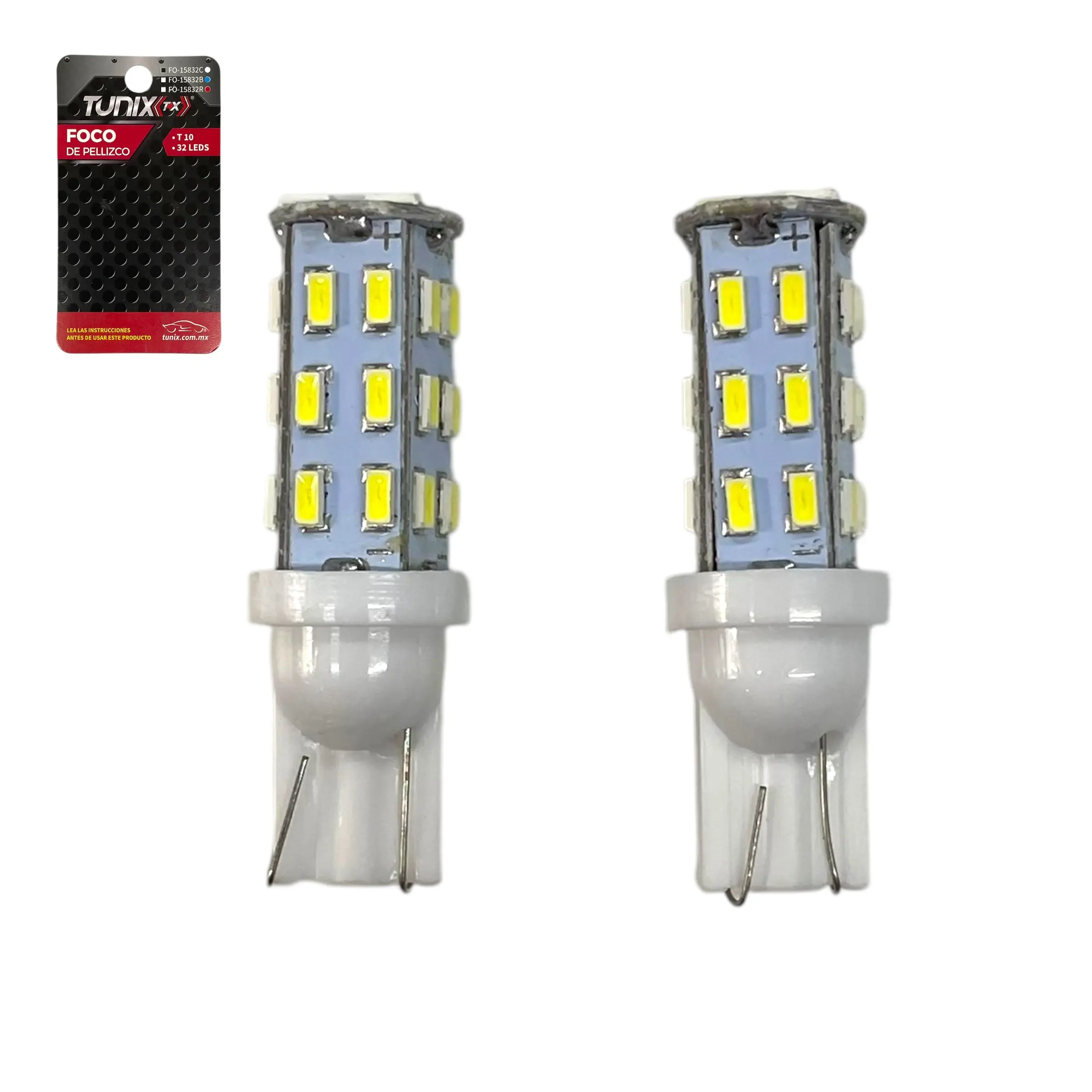 Foco tipo pellizco de 32 LED (colores disp.) · Blanco