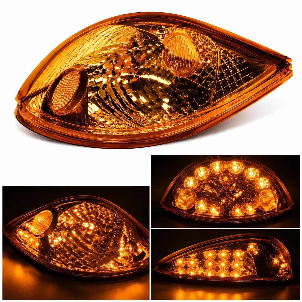 Zeppelin de 21 LED (varios colores) — Ámbar