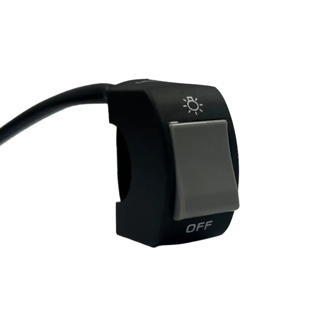 Switch para motocicleta de botón  — Blanco