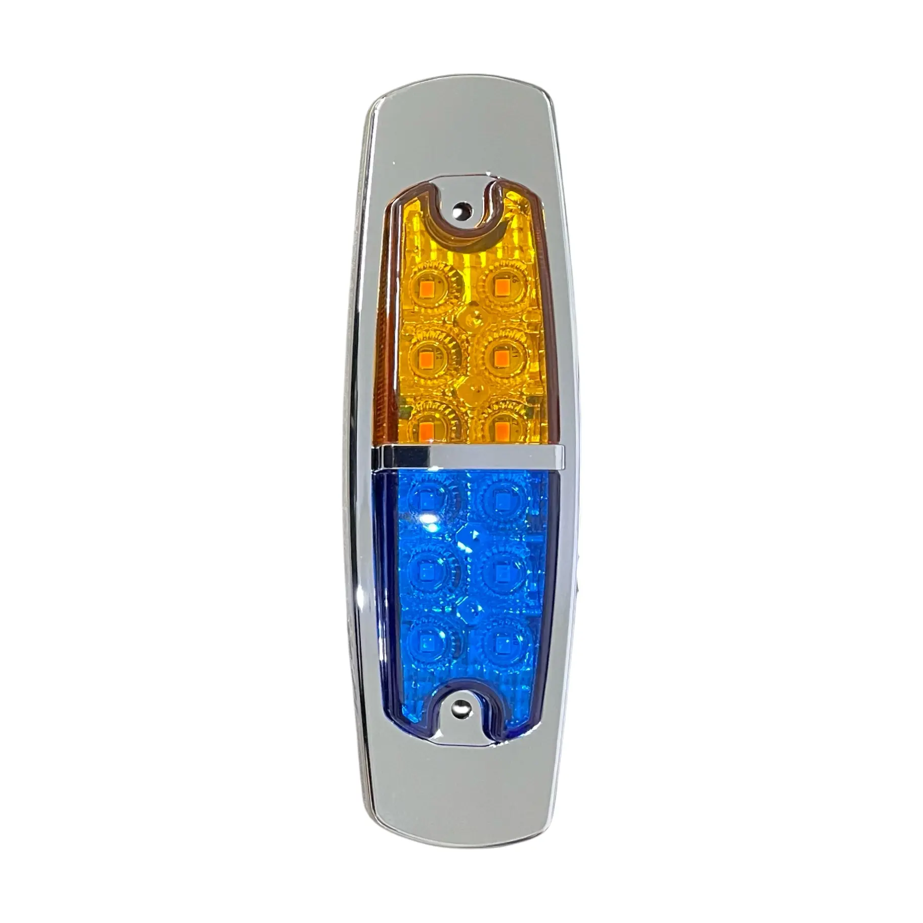 Plafón lateral de 12 LED  · Ámbar/Azul
