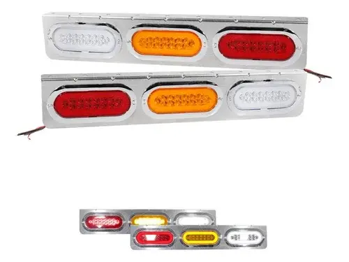 Set de exhibidores de acero Inoxidable con plafones GLO Incluidos