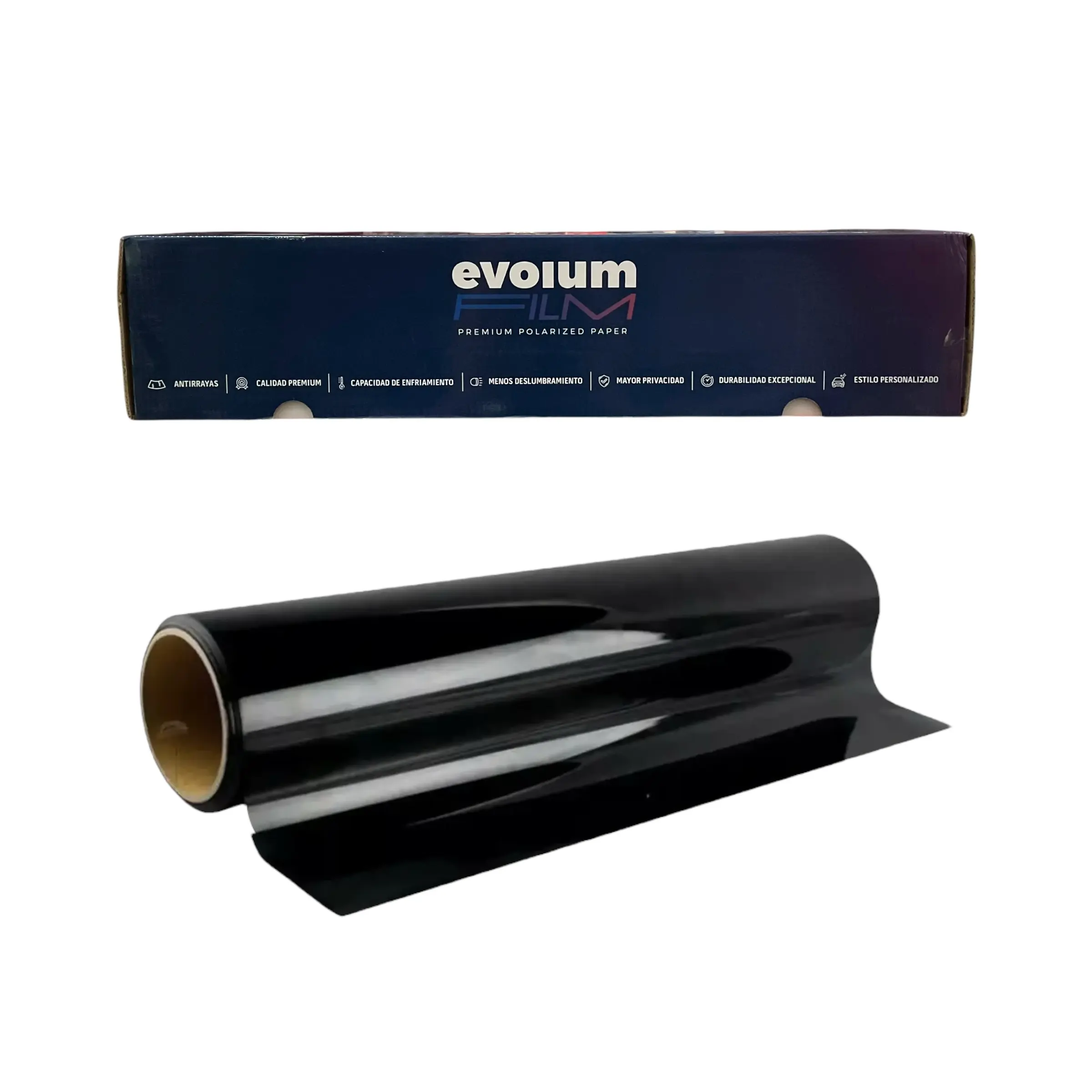 Papel para polarizar Evolum Black rollo de 75 CM x 30 MTS
