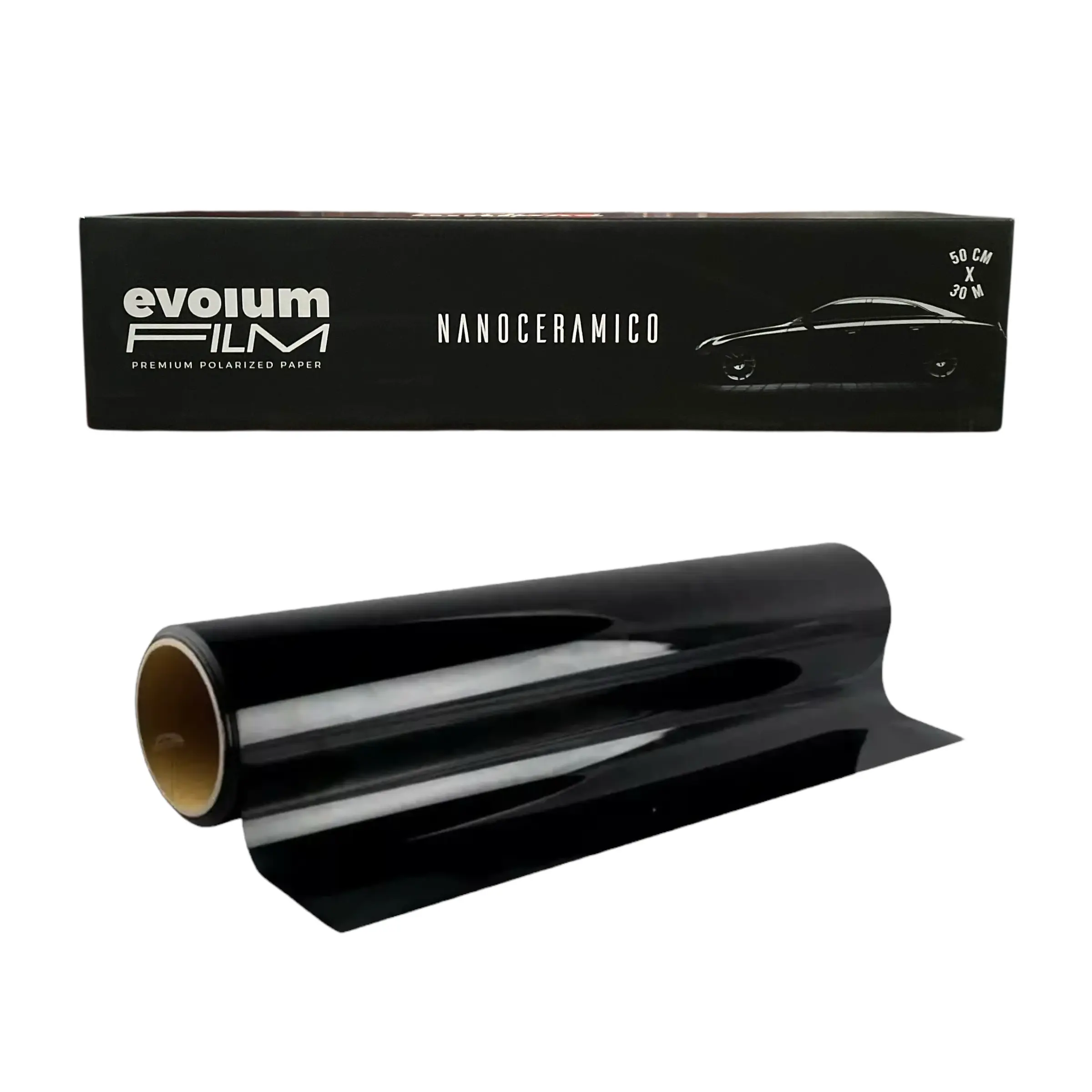 Papel para polarizar Nanoceramico Evolum 35% rollo de 50 CM x 30 MTS