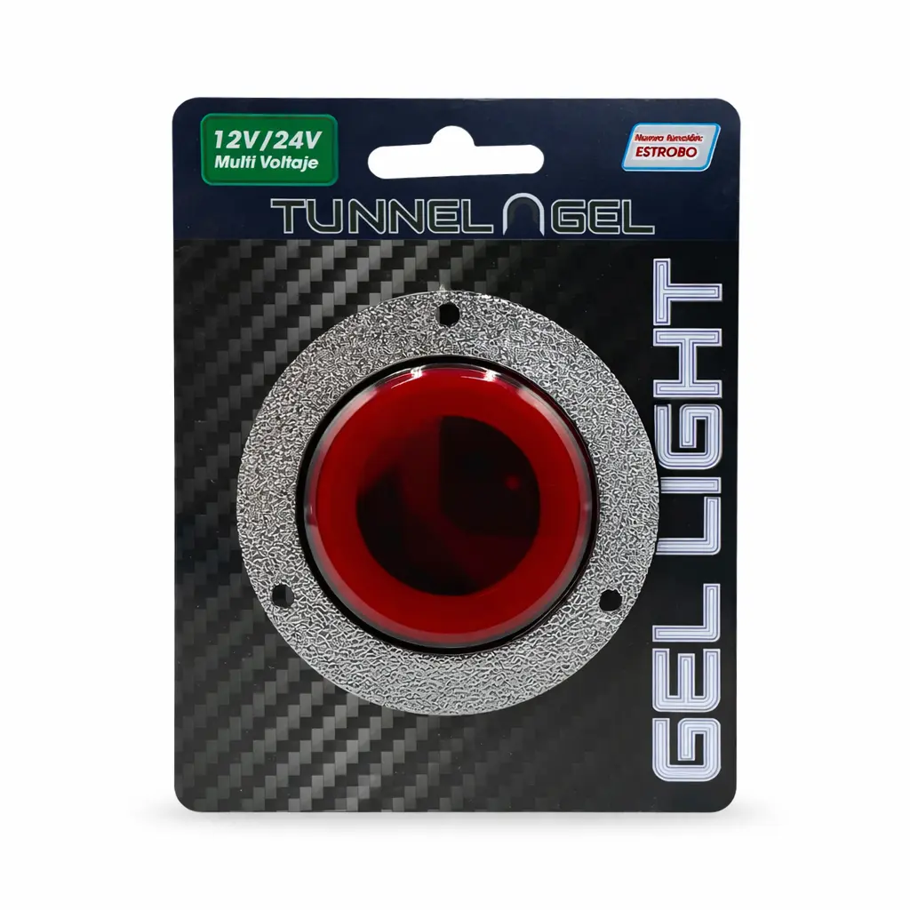 Plafon universal 2.5" tunnel rojo