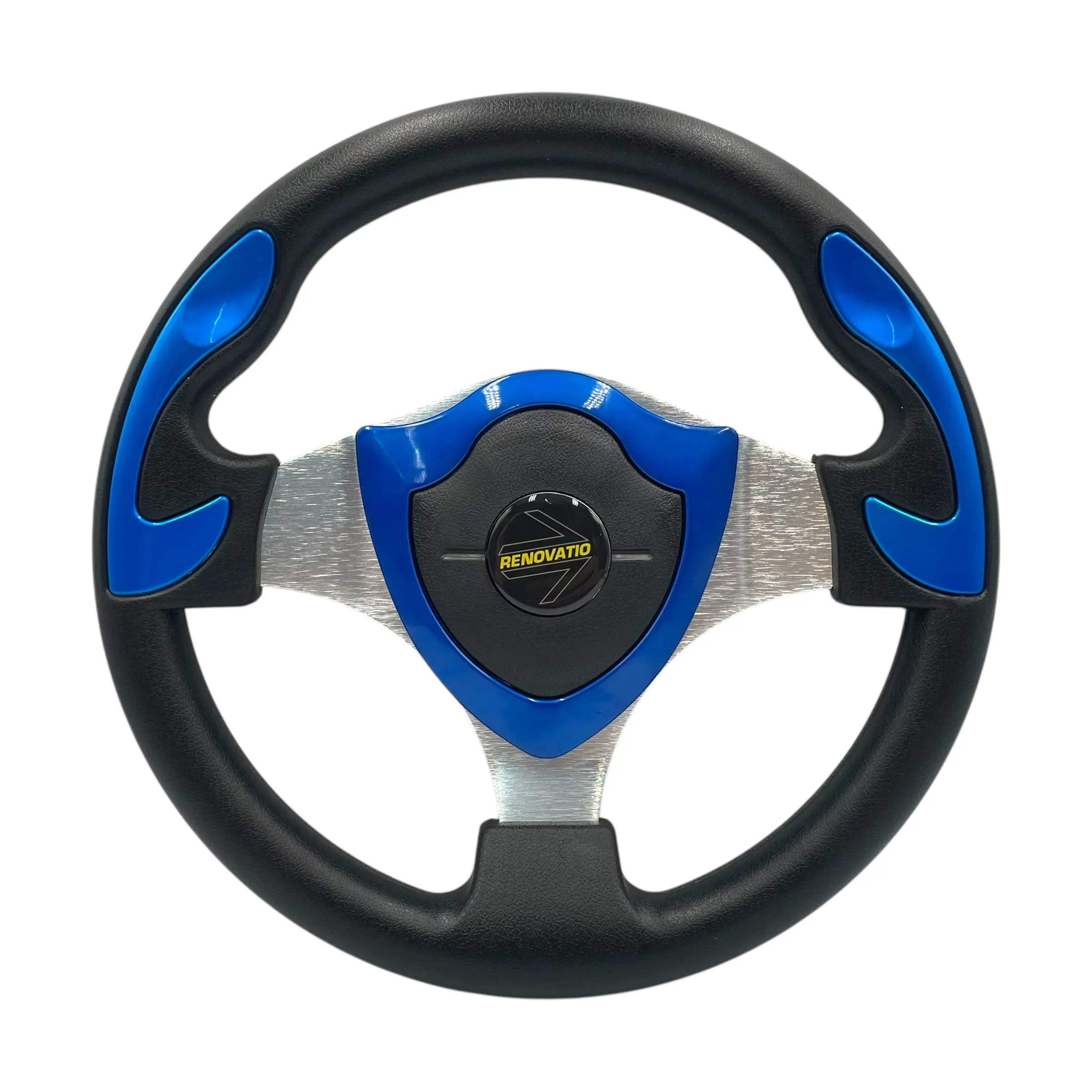 Volante automotriz azul