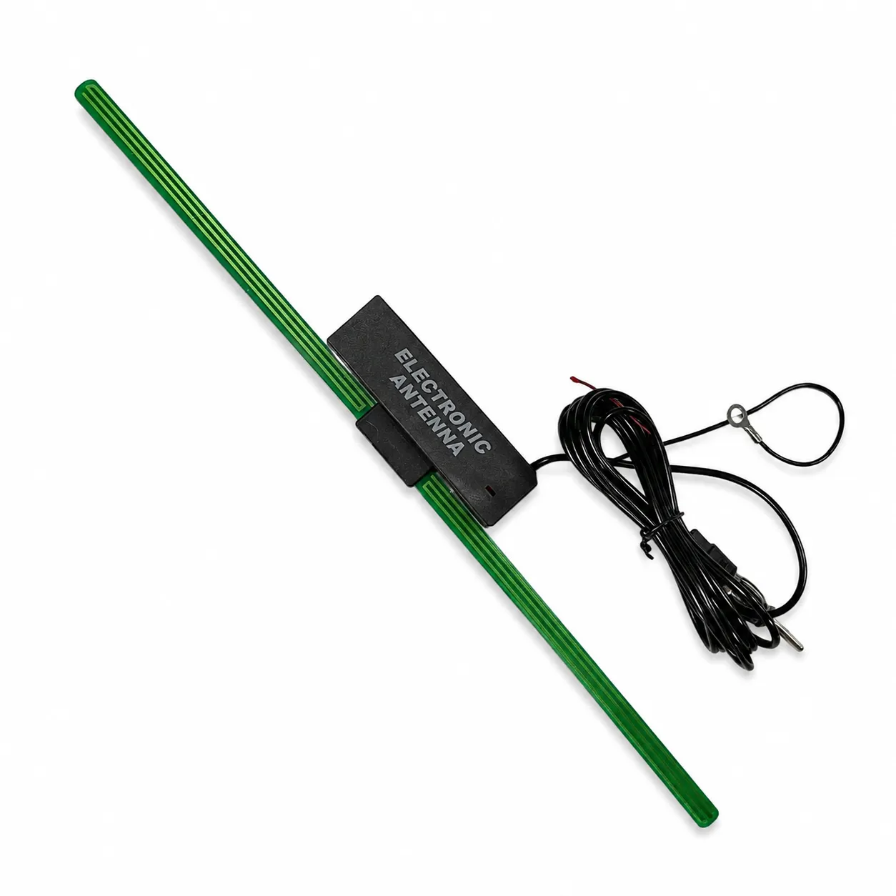 Antena para parabrisas con foco y base Verde