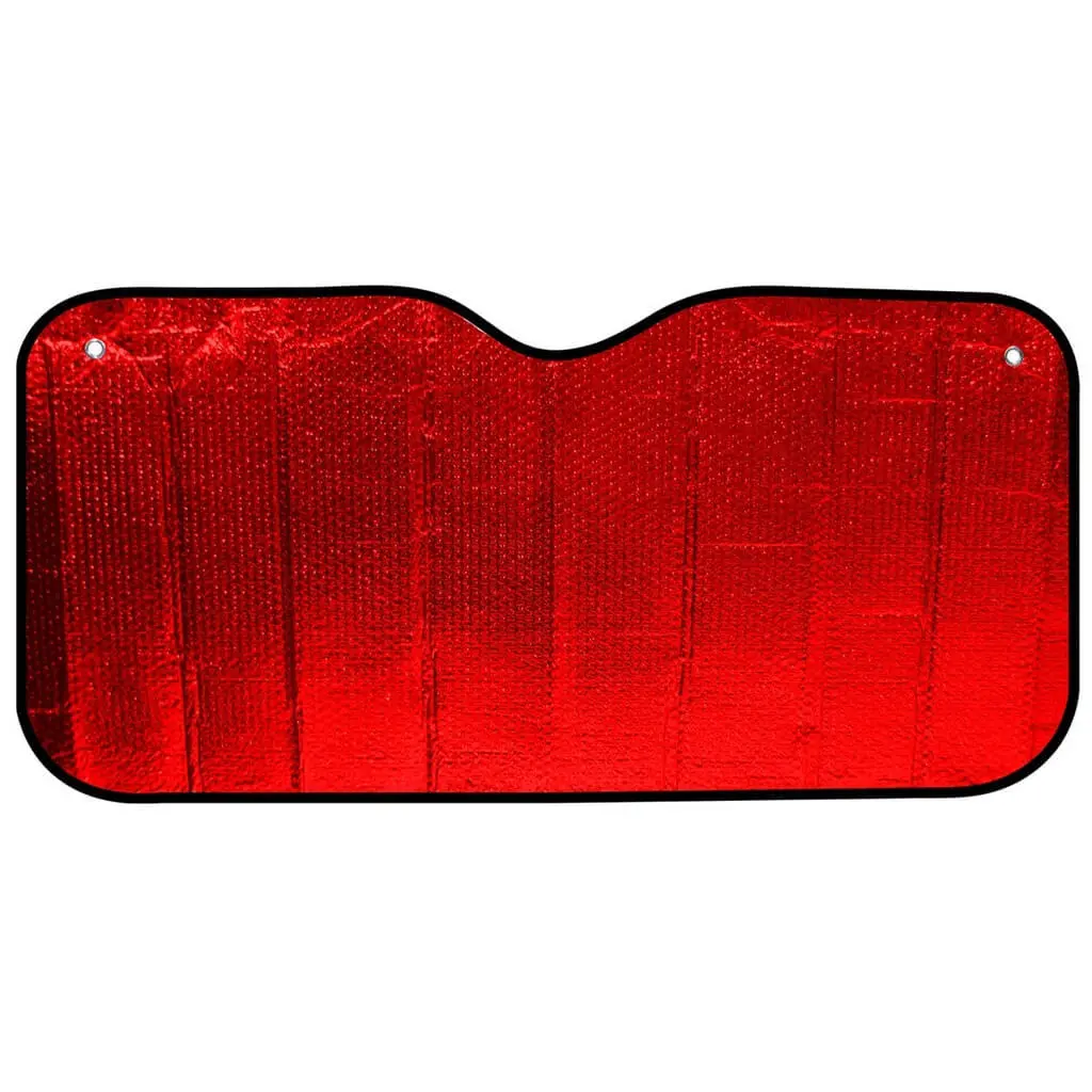 Parasol rojo automotriz jumbo doble burbuja