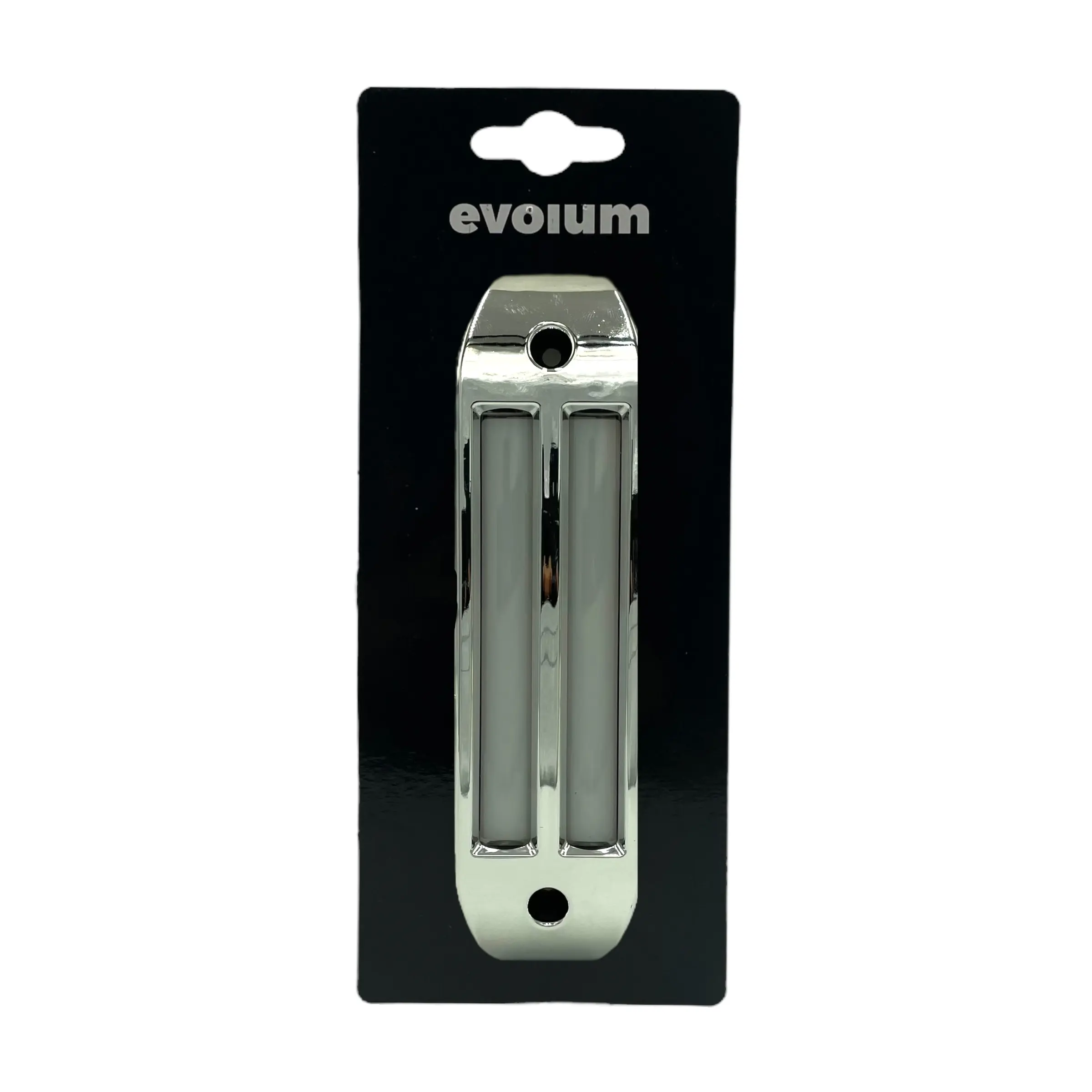 Plafón LED cromado doble rayo blanco