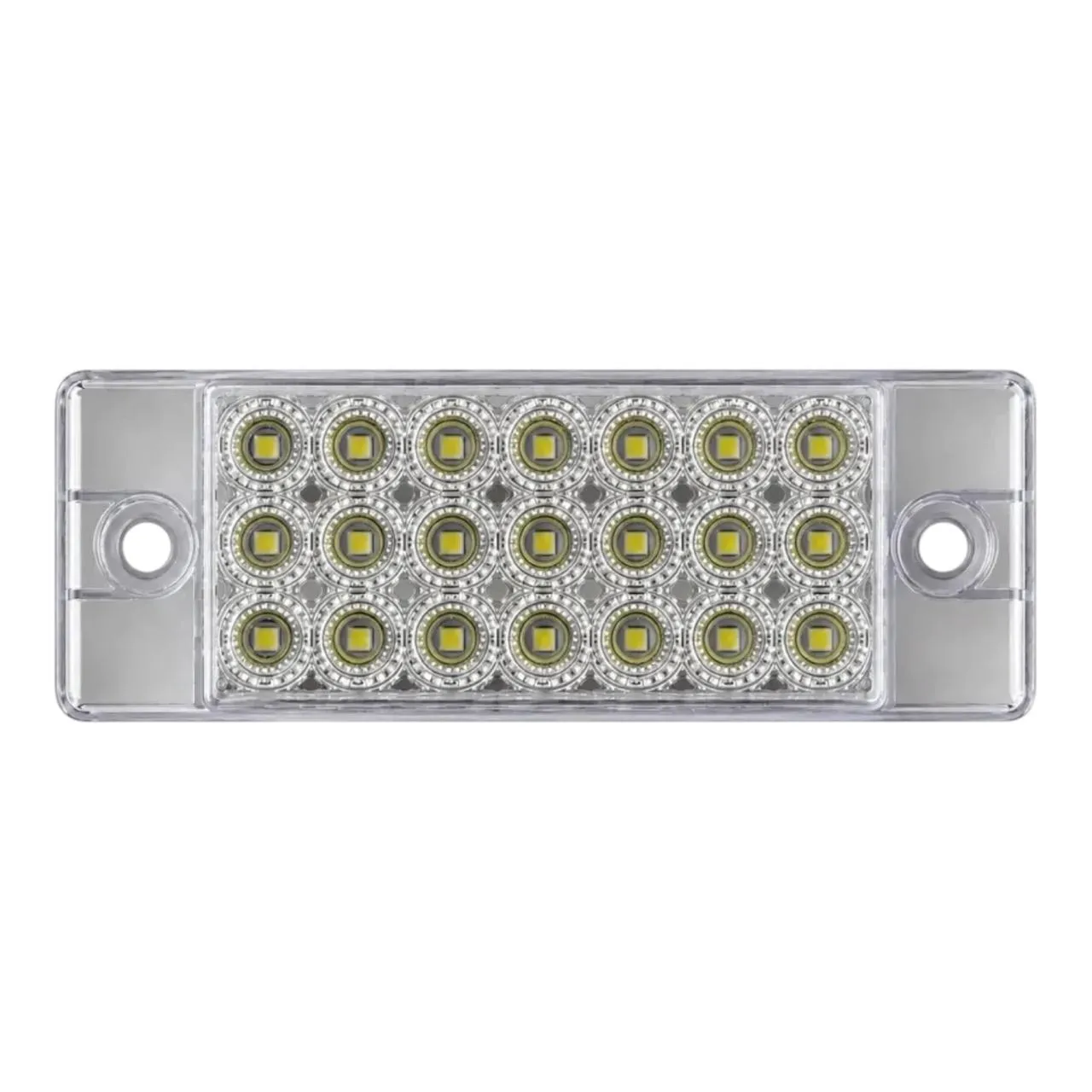 Plafón LED chrome matrix Evolum blanco
