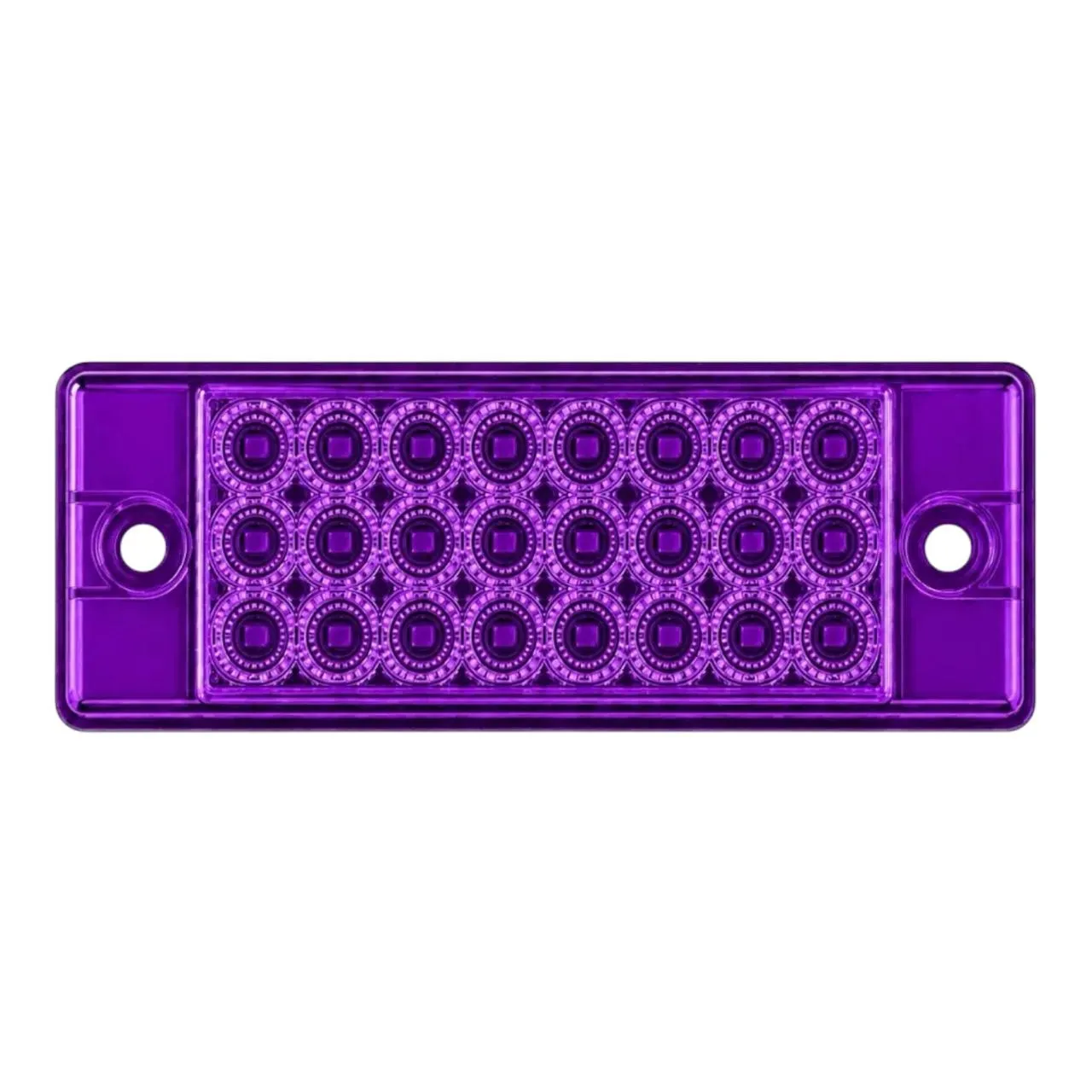 Plafón LED chrome matrix Evolum morado