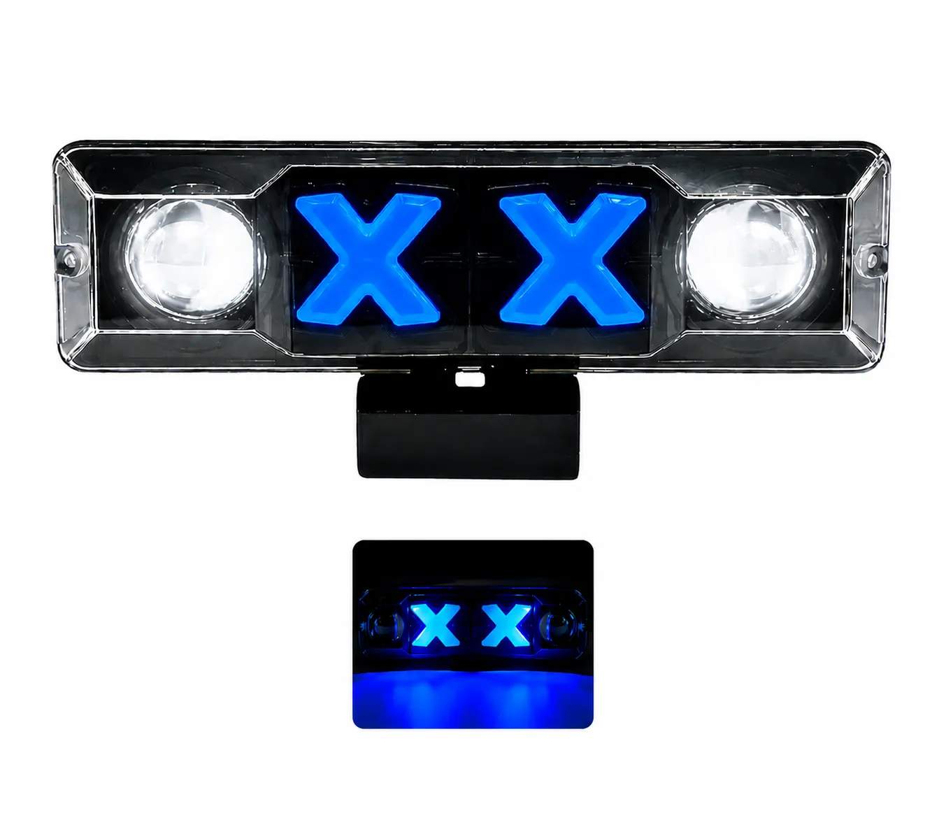 Faro LED con DRL blanco