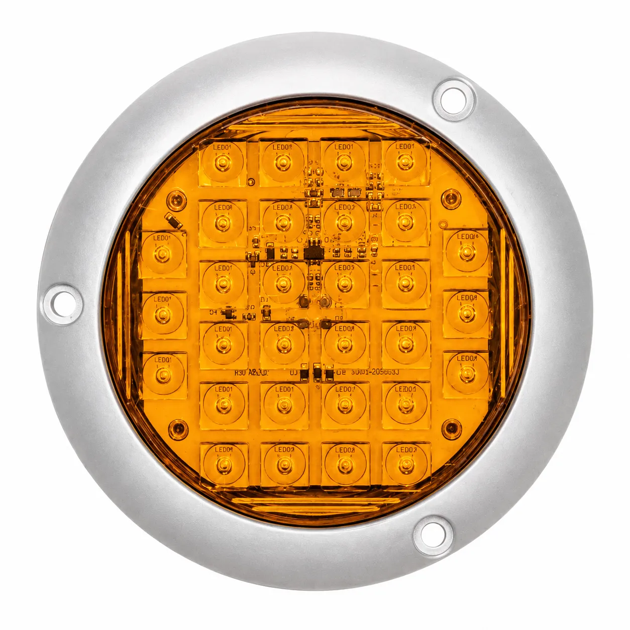 Plafón LED redondo Ultra slim ambar 