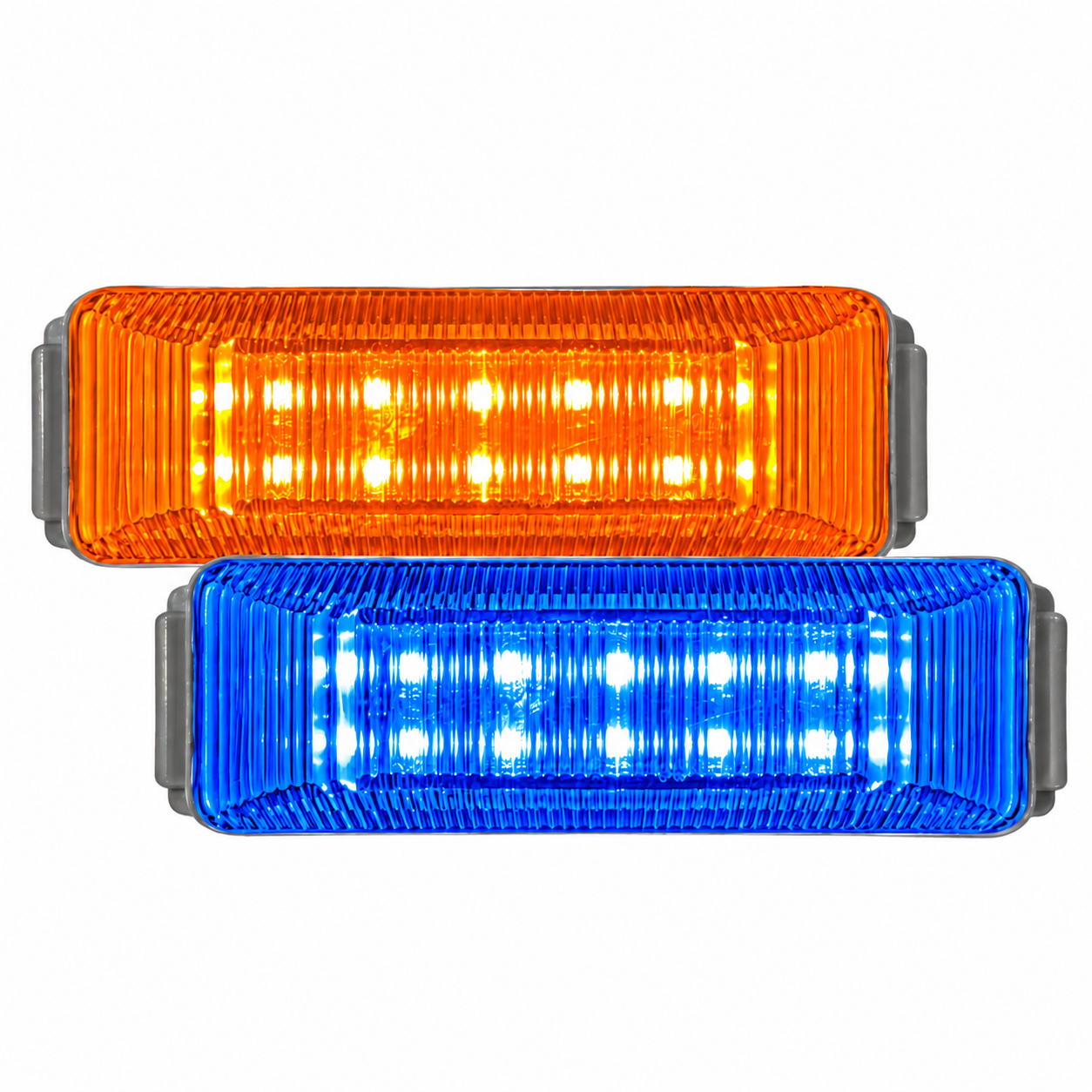 Plafón bicolor de 20 LED ámbar/azul — foto 1 de 2